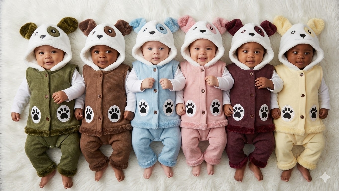 Conjunto Chaleco Bebes 3p - Imagen 2