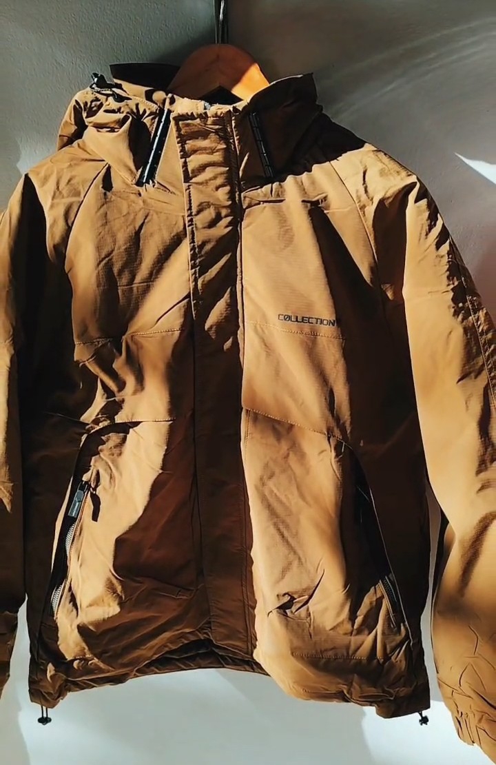 Campera Impermeable con Piel _ Yd - Imagen 2