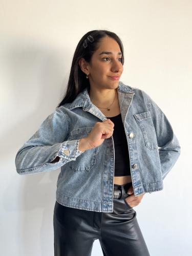Chaqueta Celeste Nevado