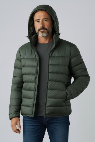 Campera Soft con Piel Importada