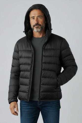 Campera Soft con Piel Importada - Miniatura 2