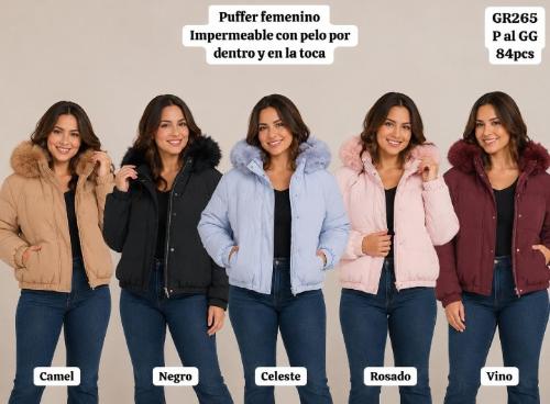 Puffer Impermeable con Peluche Dentro - Miniatura 2