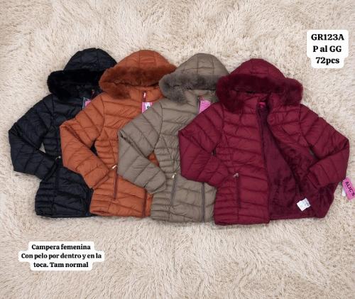 Campera Importada Inflable con Peluche Dentro