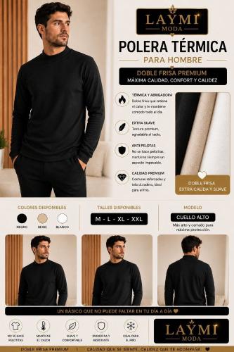 Conjunto Térmico Hombre de Polera y Calza Calidad Premium