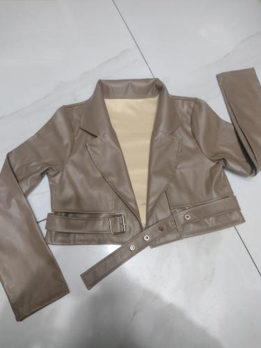 Chaqueta Trench Crop