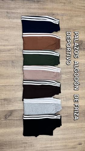Pantalon Algodon Frizado 3 Lineas - Miniatura 2
