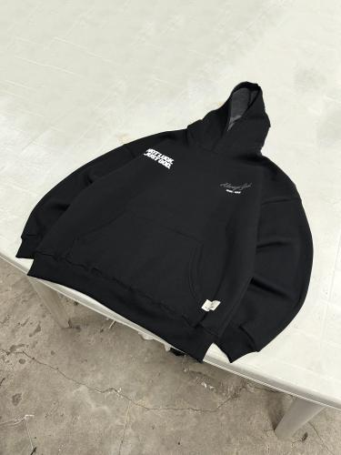 Hoodie Oversize Frisado Cristiano Negro - Miniatura 2