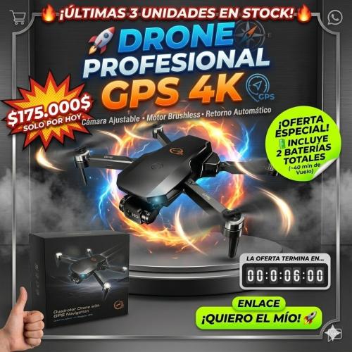 Drone 4k  Gps Retorno Automatico