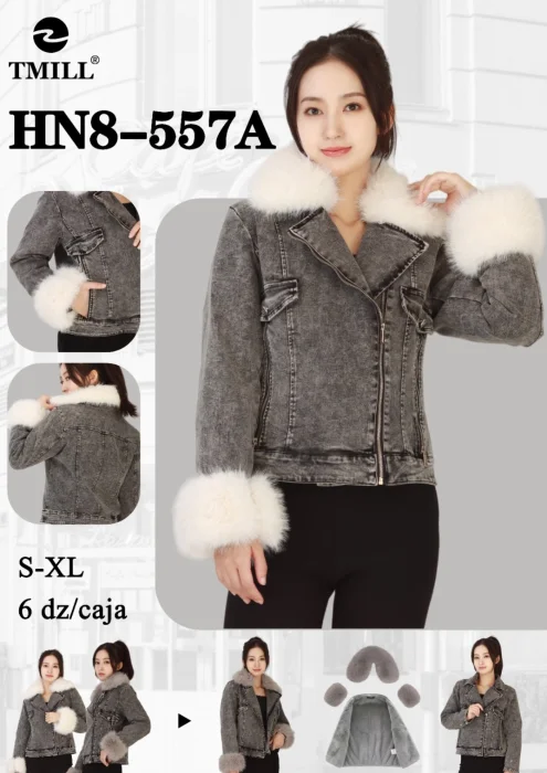 Campera  Jean 2 en 1  Desmontable