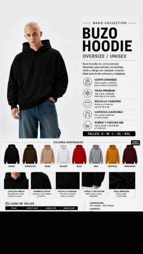 Buzos Oversize Frisados