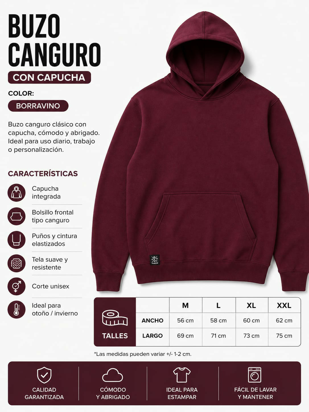 Buzos Oversize Frisados - Imagen 2