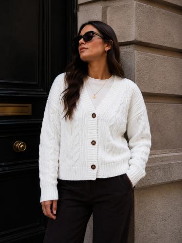 Cardigan de Lana Fancy
