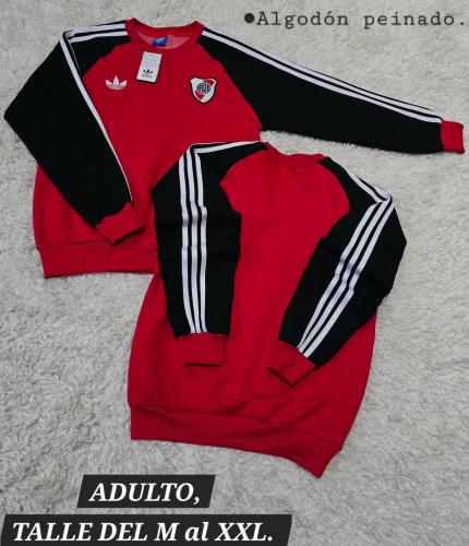 Buzo Cuello Redondo Algodon River Plate
