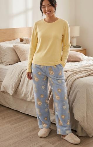 Pantalón Peluche Pijama Invierno