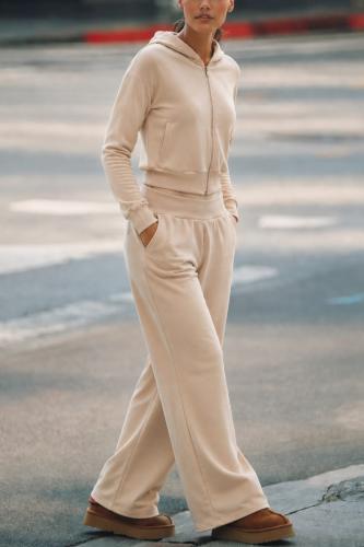 794_ Conjunto Campera C/bolsillo +pantalon Palazzo