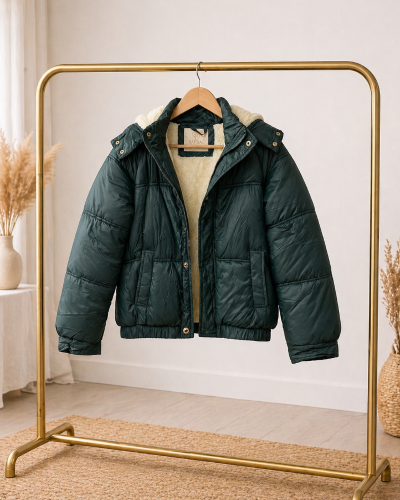 Campera Berlín Importada con Piel Talle S al Xl