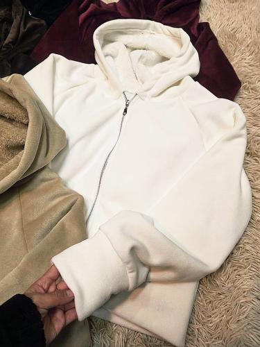Campera Plush con Corderito
