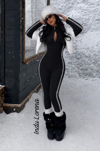 Catsuit Frizado con Brillos