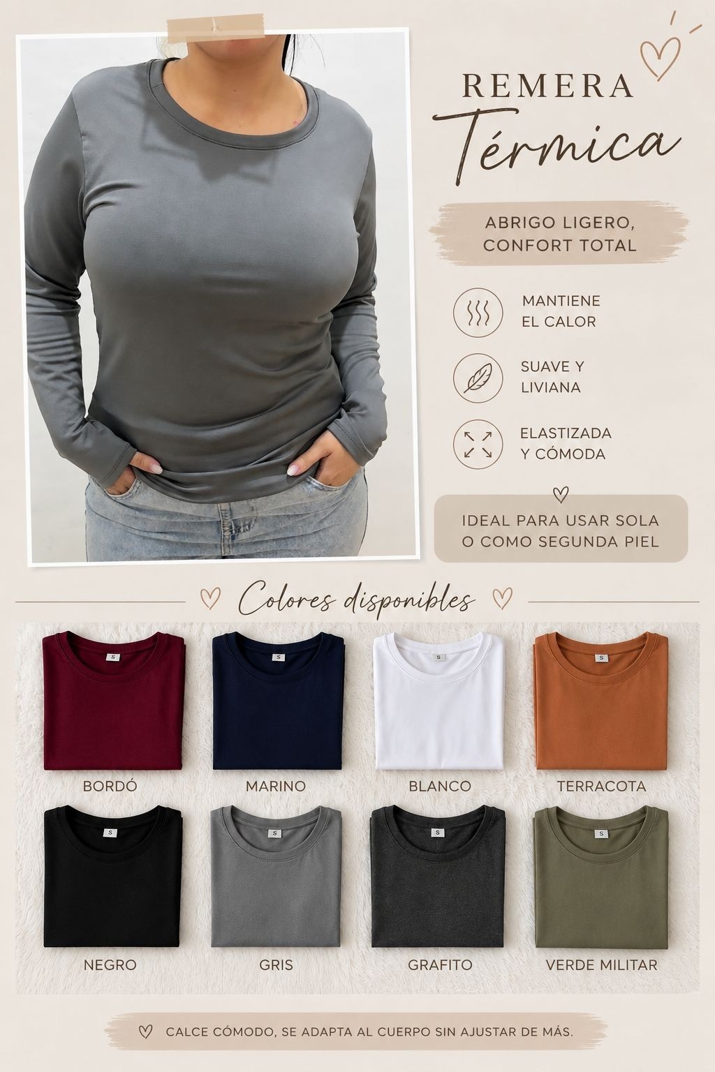 Remera Térmica Mujer - Imagen 1