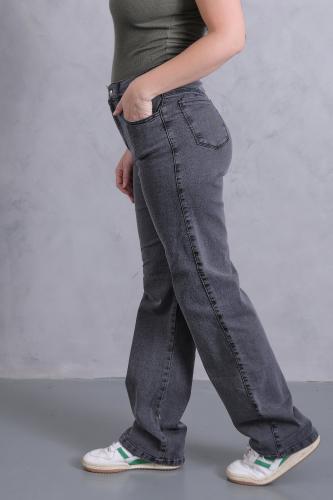 Wide Leg Gris Topo! Elastizado con Bolsillo Delantero - Miniatura 3