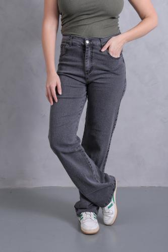 Wide Leg Gris Topo! Elastizado con Bolsillo Delantero - Miniatura 7