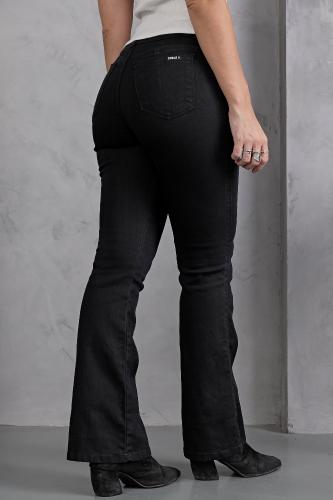 Reingreso Oxford Negro Liso! Elastizado - Miniatura 2