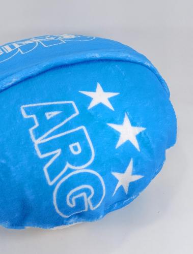 Almohadón Pelota Polar Soft 40x40cm  Funda Desmontable mas Relleno Mundial - Miniatura 2