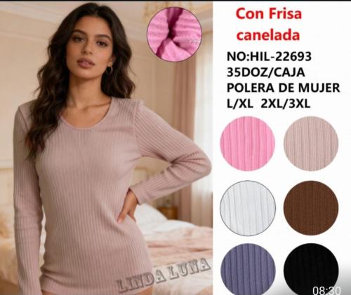 Camiseta Térmica Morley Cuello Redondo y Media Polera - Miniatura 2