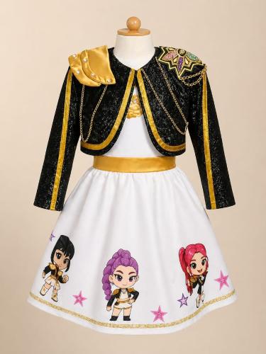 Vestido de Gala Kpop Más Chaqueta
