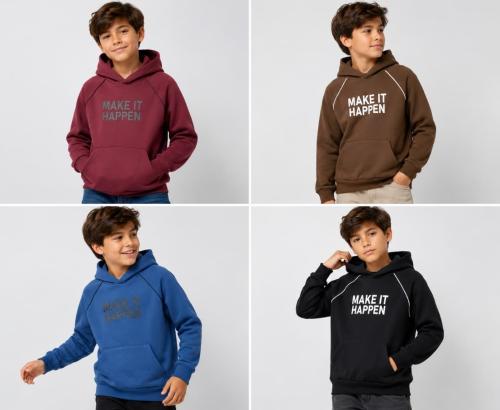 Buzos C/capuchas / Vivos  Niños  ( Frisas 100% Algodón Peinado)