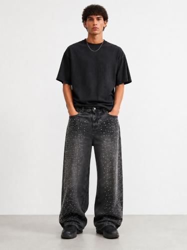Baggy Jeans con Brillos