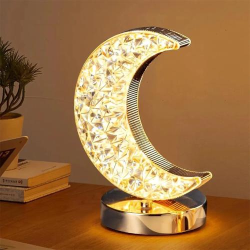Lampara Luna Luz Led Touch Decorativa Recargable - Miniatura 4
