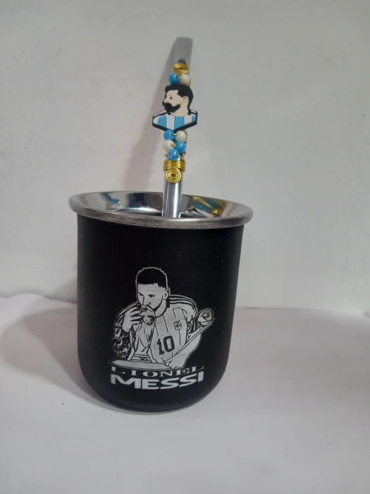 Mate + Bombilla Decorada