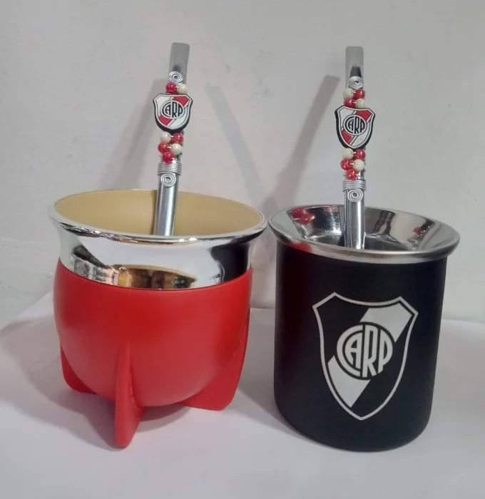 Promo de 2  Mates + 2 Bombillas Decoradas
