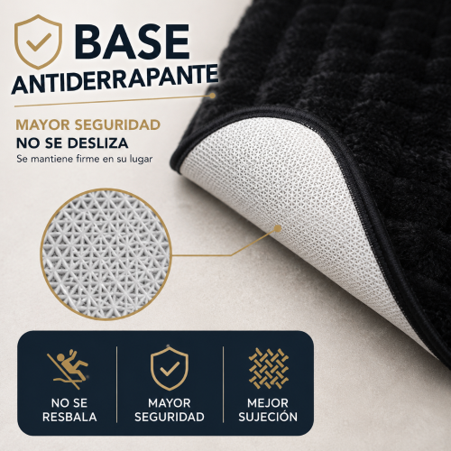 Alfombra Bubble  Antideslizante 1.00x1.30 Suave Premium Moderna - Miniatura 2