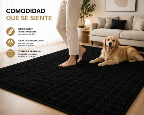 Alfombra Bubble  Antideslizante 1.00x1.30 Suave Premium Moderna - Miniatura 5