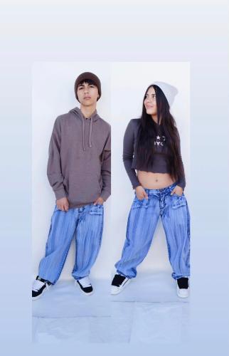 Baggy Azul Barrido Teens