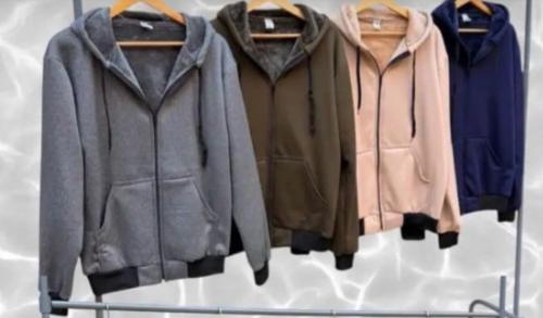 Camperas de Jersey con Piel - Miniatura 2