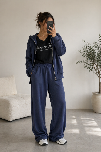 Pantalon Palazzo Plush mas de 10 Colores - Miniatura 3