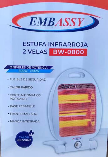 Estufa Infrarroja 2 Velas