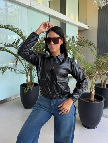 Campera Engomado Negro - Miniatura 2