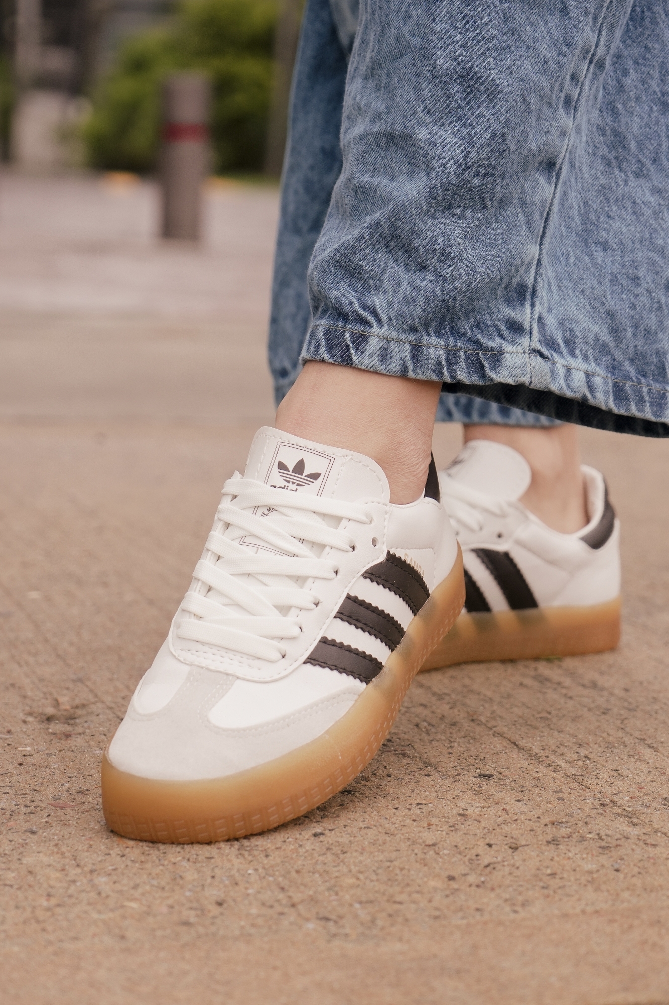Zapas Samba Plataforma Blanco Nacional - Imagen 3