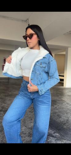 Camperas de Jeans con Corderitos