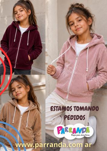 Camperas Corderoy Plush Niño y Niña