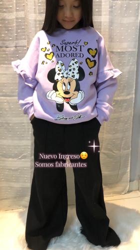 Conjuntos Minnie  del Talle 4 al 14 Frisa Premium - Miniatura 2