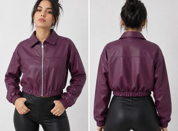 Bomber Ecocuero Cortas - Imagen 2