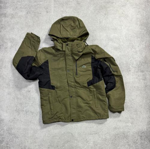 Campera Lacost con Piel