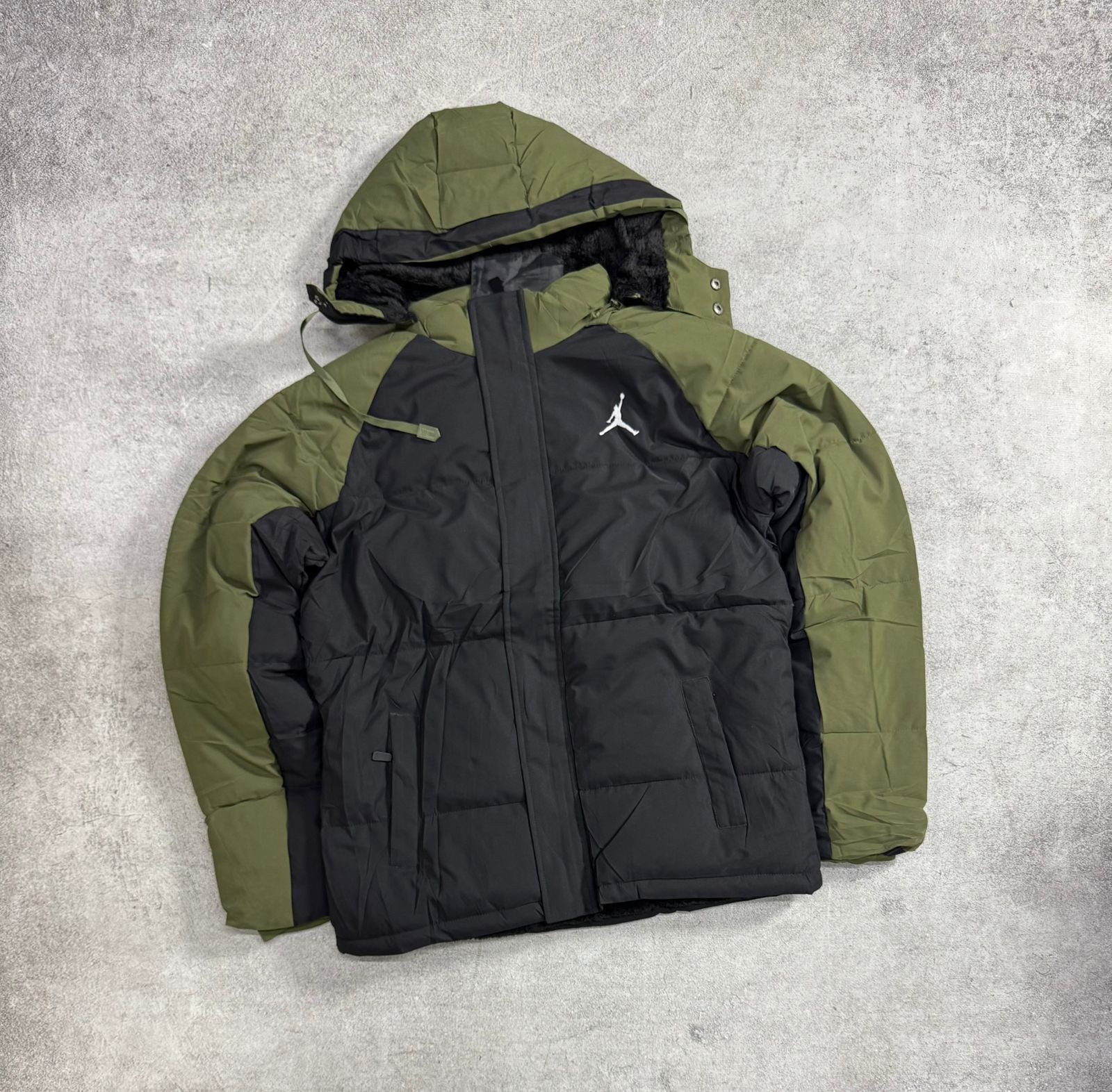 Campera Puffer con Piel - Imagen 3