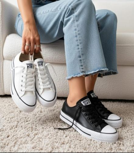 Art Converse Plataforma Eco Cuero