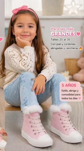 Bota Corderoy con Piel